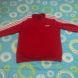 Adidas Red/White Sweatshirt M NWOT